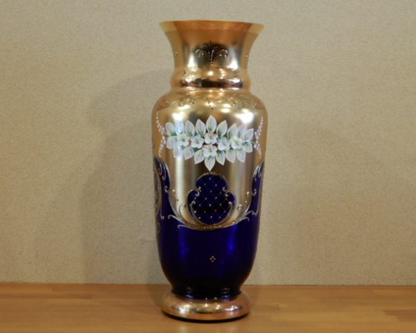 ボヘミアガラス花瓶